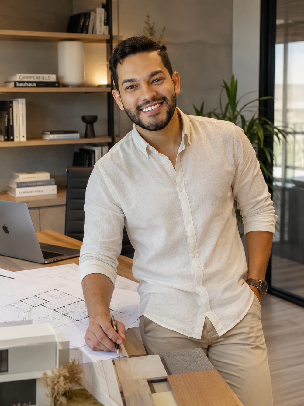 Filipe Coutinho, arquiteto responsável pelos projetos